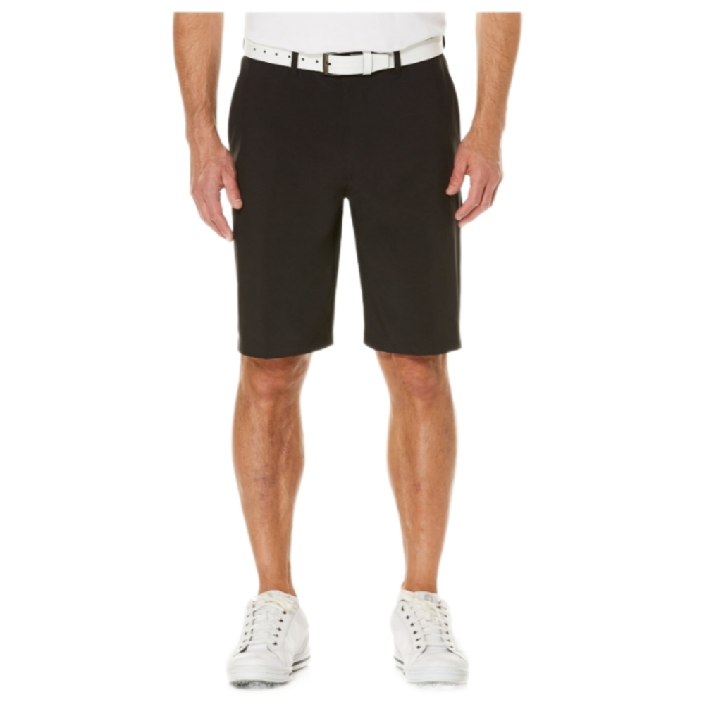Hogan Men's Black Flat Front Shorts